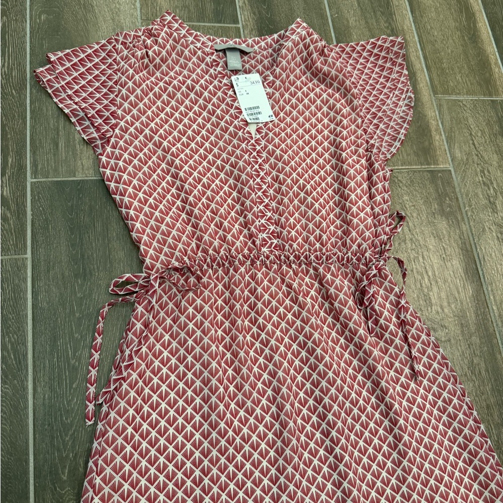 H&M Red Midi Dress - Picture 5 of 7